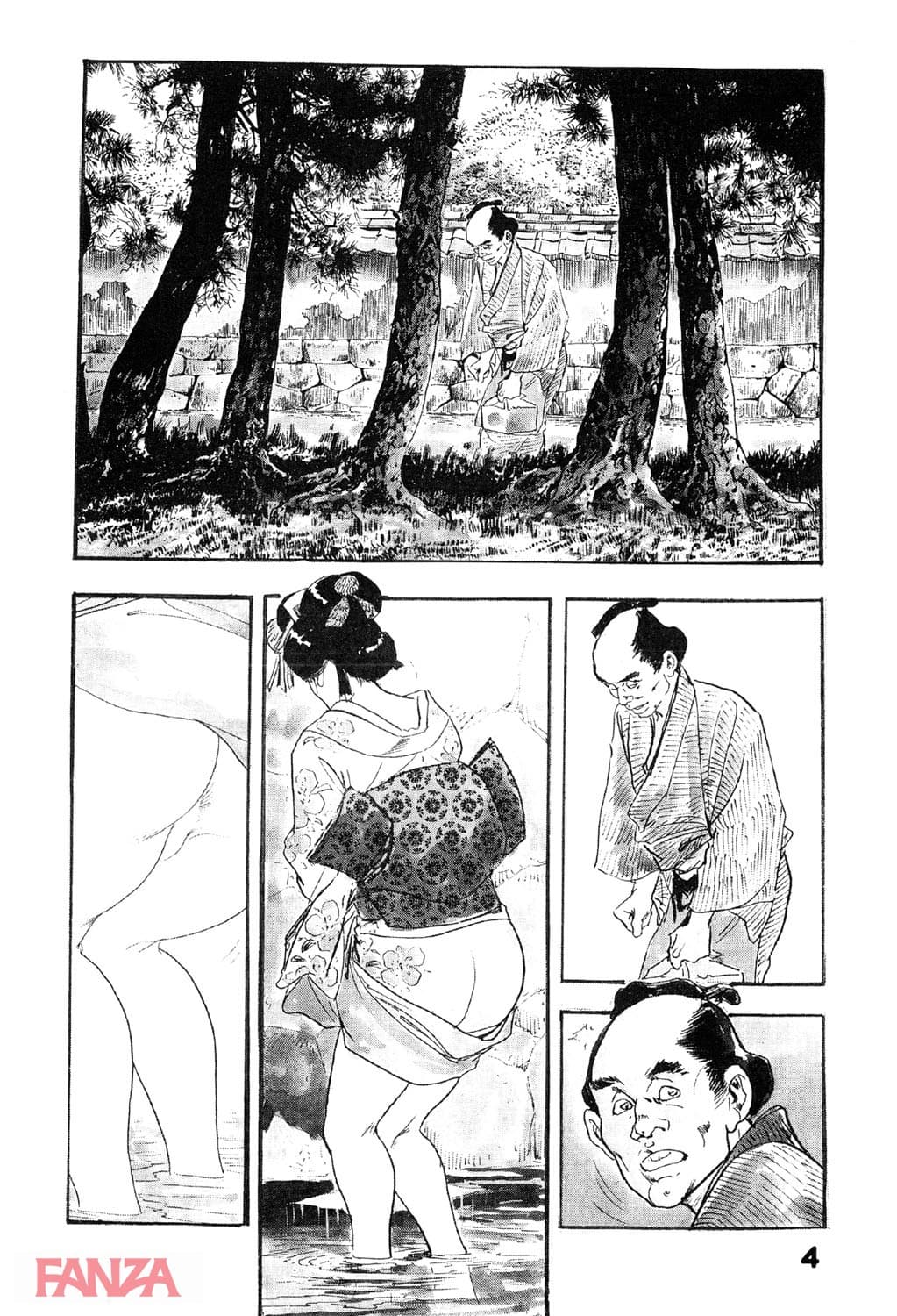 【エロ漫画】時代劇シリーズ 4～みだれ腰～ - ページ003